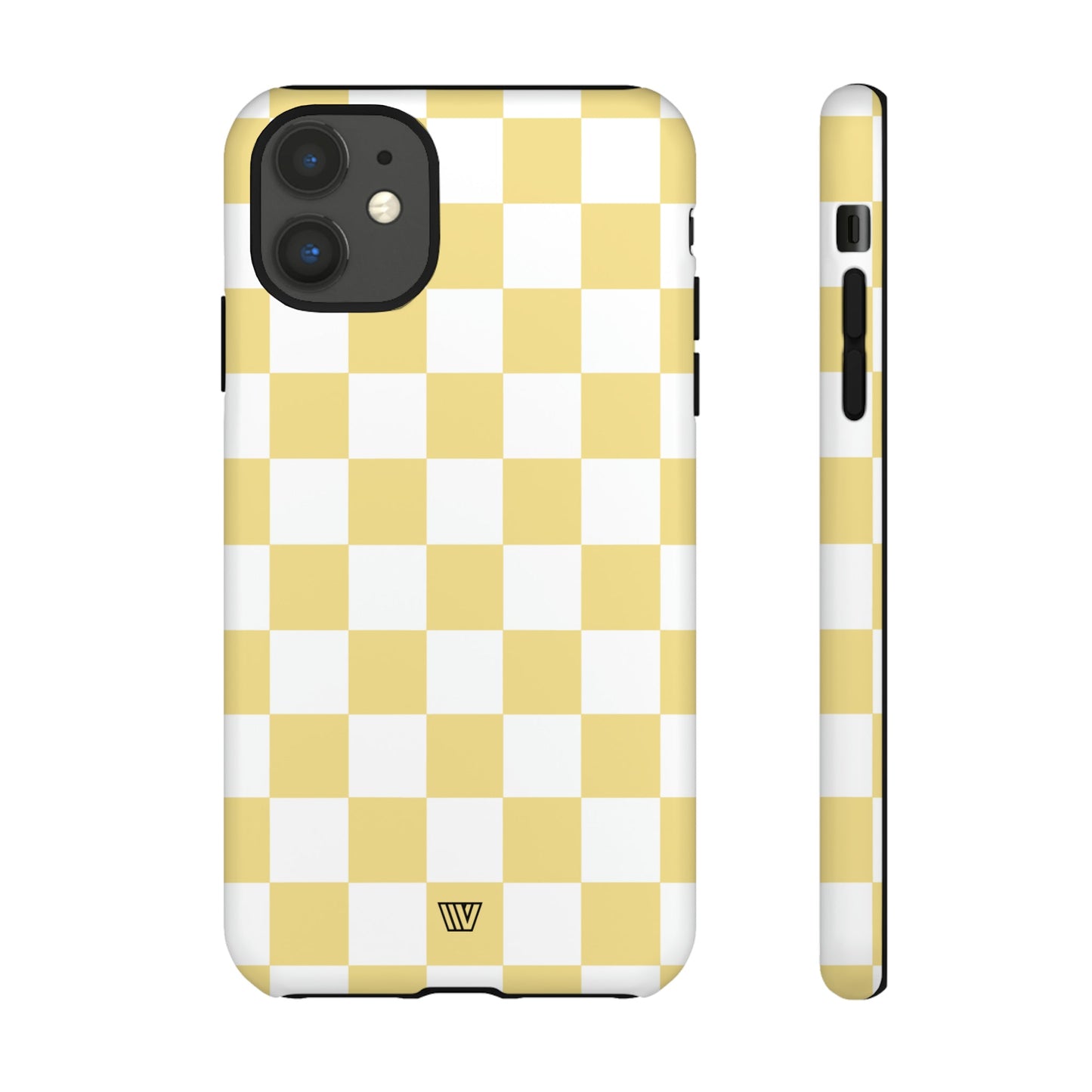 BANANA YELLOW CHECKERBOARD | Tough Phone Case