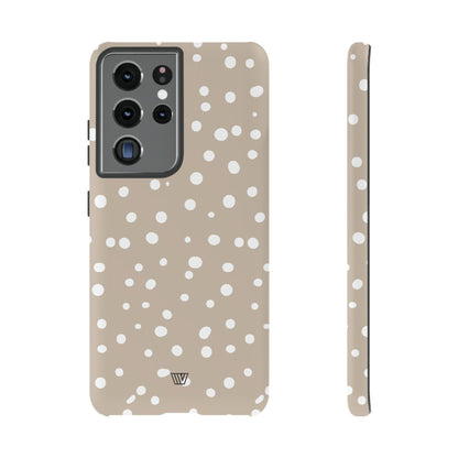 BEIGE DOTS | Tough Phone Case