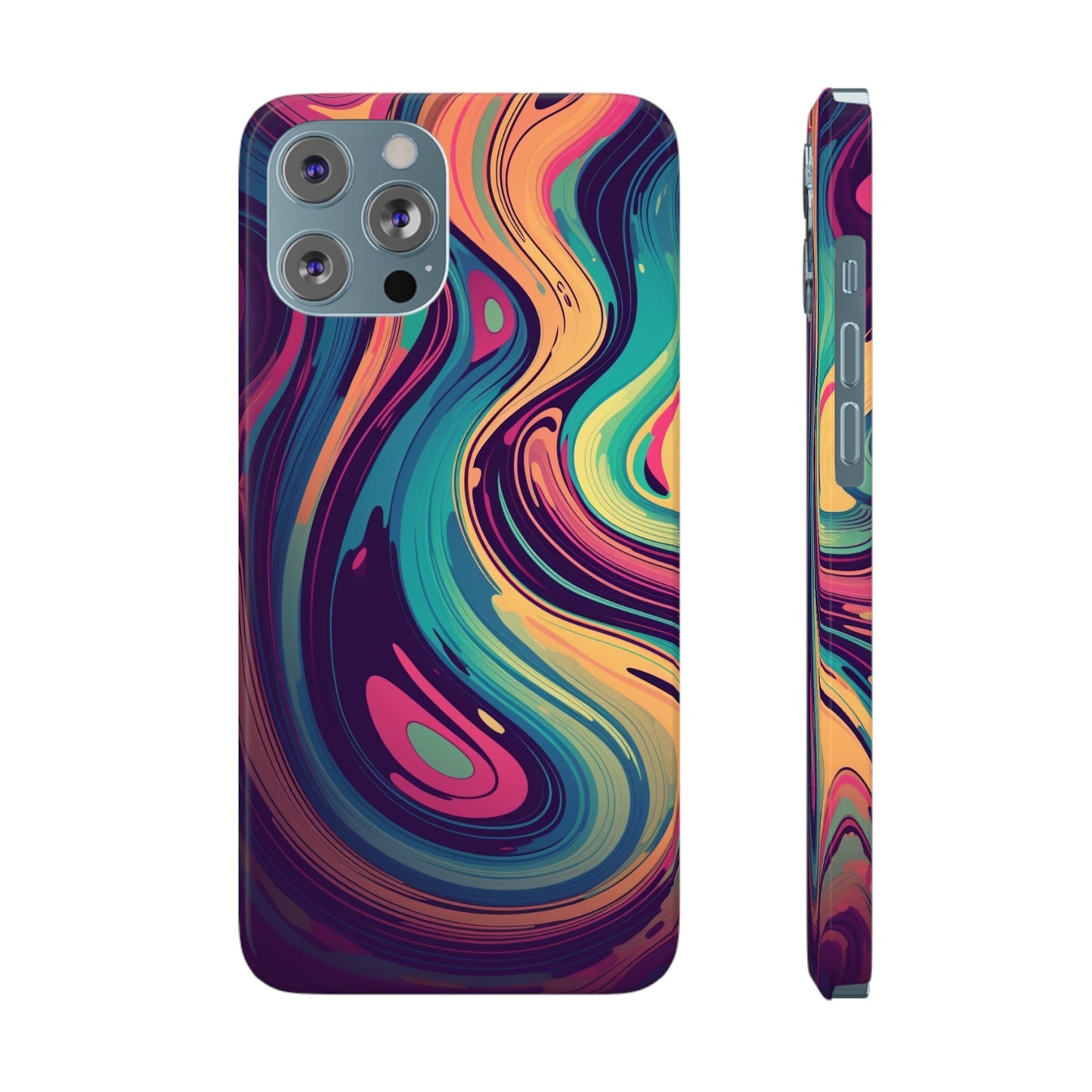 COSMIC LIQUID SWIRL |  Slim iPhone Case