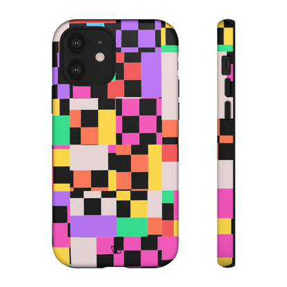 MASHED UP CHECKERBOARD | Tough Phone Case