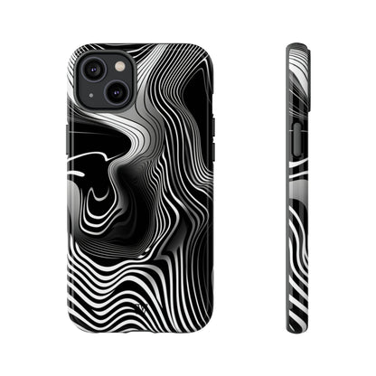 ABSTRACT ZEBRA STRIPES | Tough Phone Case