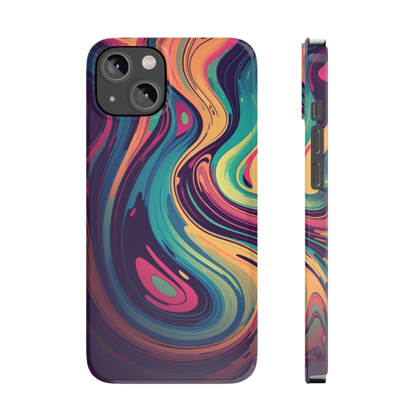 COSMIC LIQUID SWIRL |  Slim iPhone Case