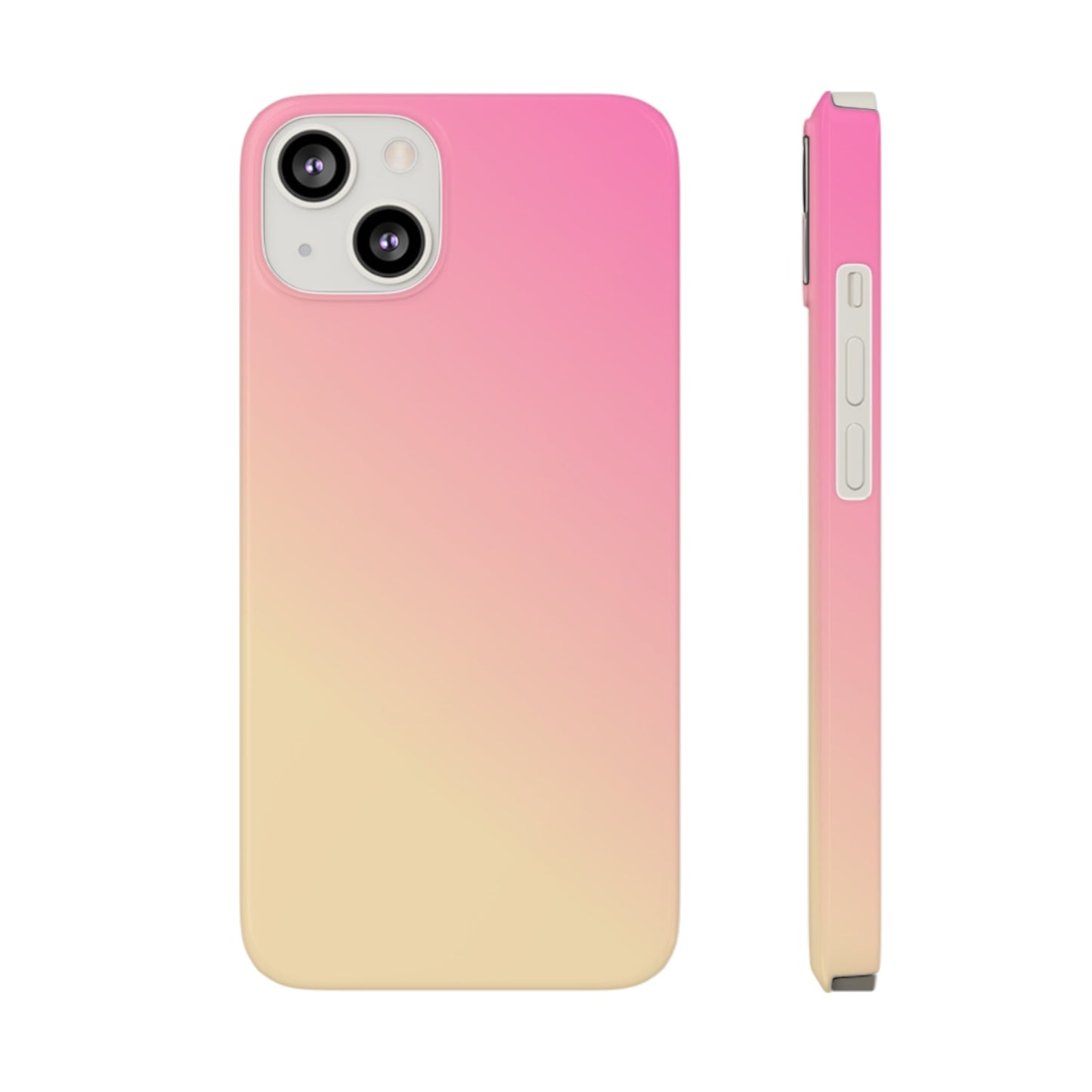 PINK YELLOW GRADIENT | Slim iPhone Case