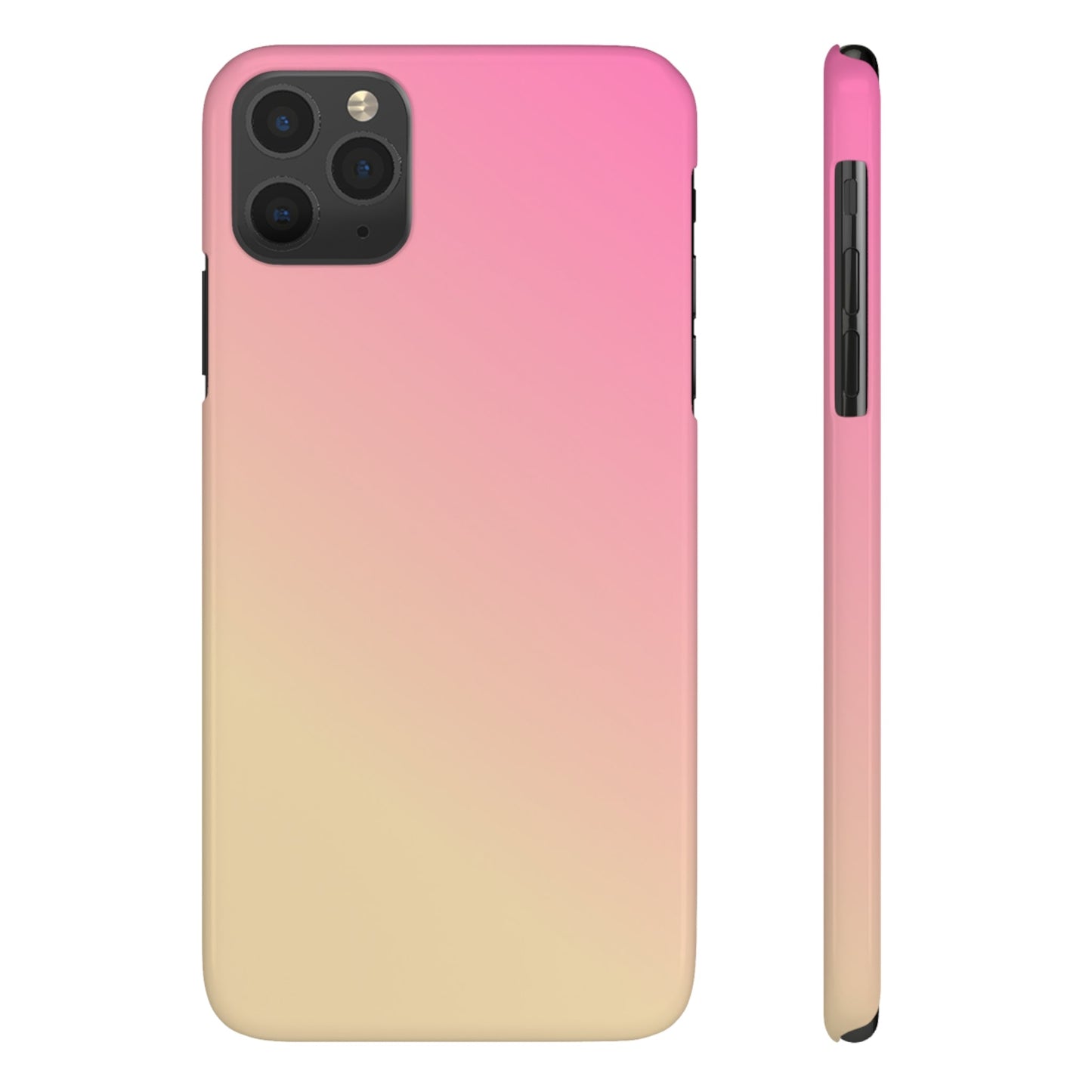 PINK YELLOW GRADIENT | Slim iPhone Case