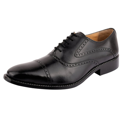 Suave Leather Oxford Style Dress Shoes