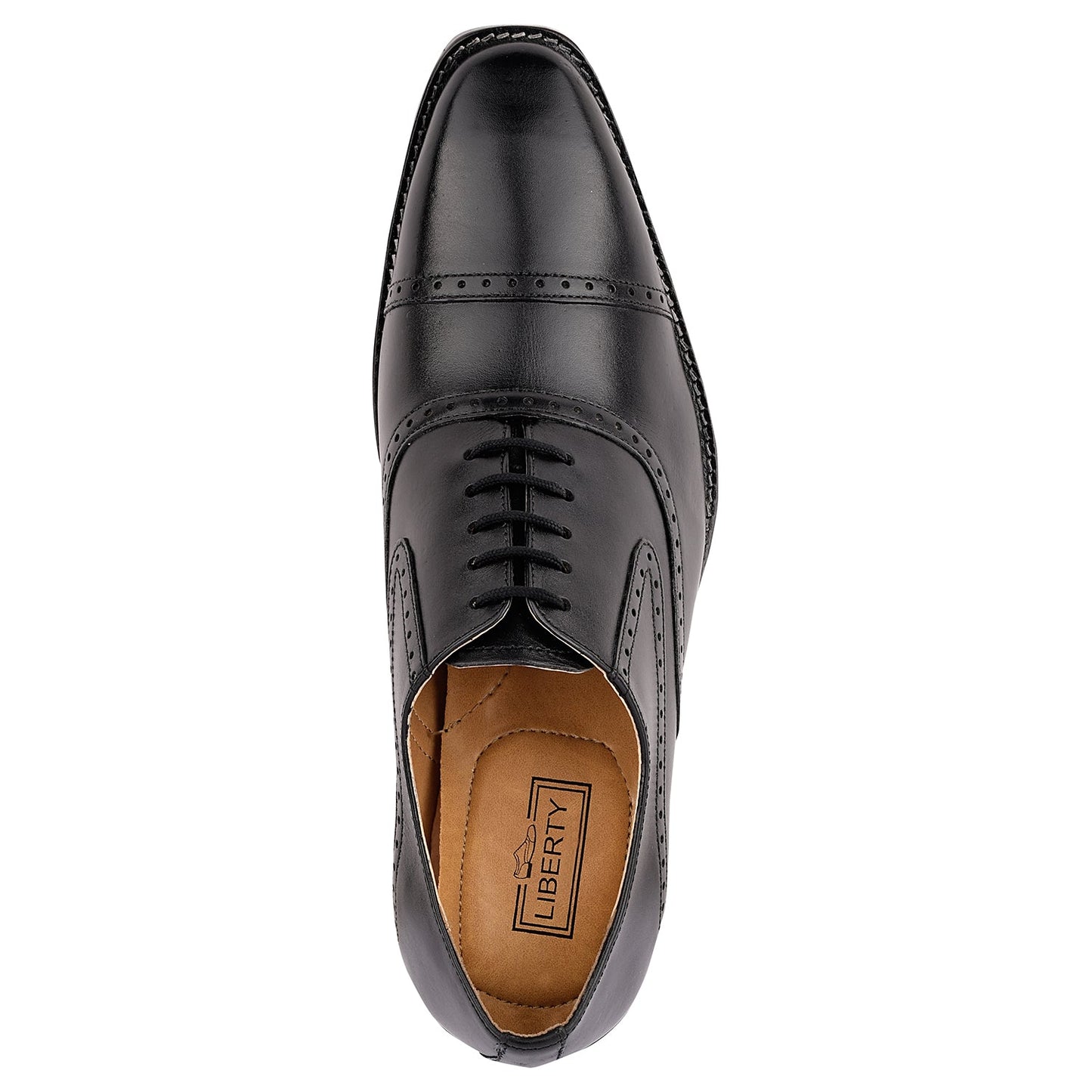 Suave Leather Oxford Style Dress Shoes