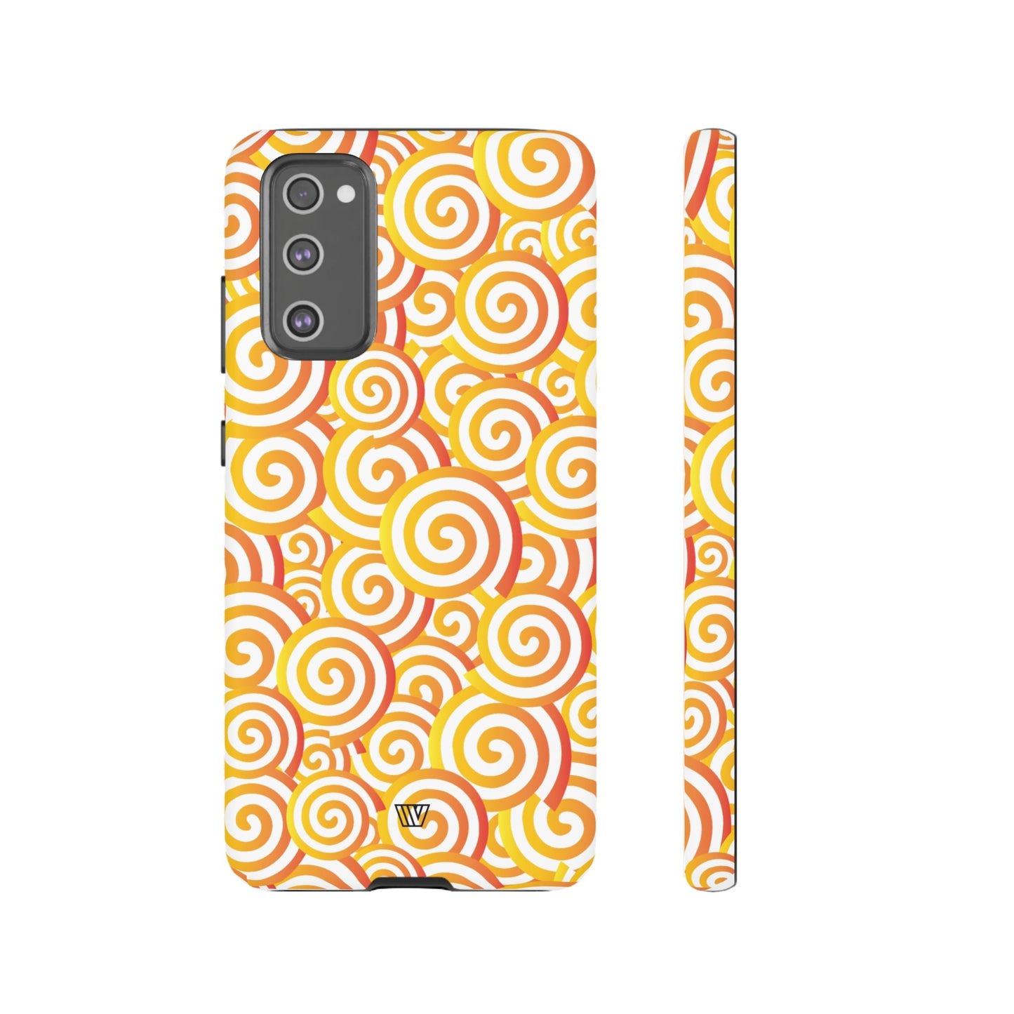 ABSTRACT SPIRAL ORANGE | Tough Phone Case