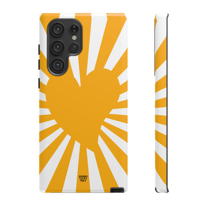 HEART SUN RAYS | Tough Phone Case