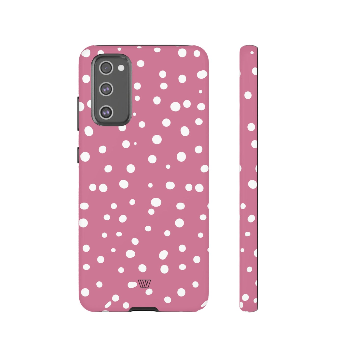 BLUSH RED DOTS | Tough Phone Case