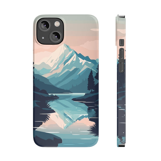 SNOWCAPPED MOUNTAINS | Slim iPhone Case