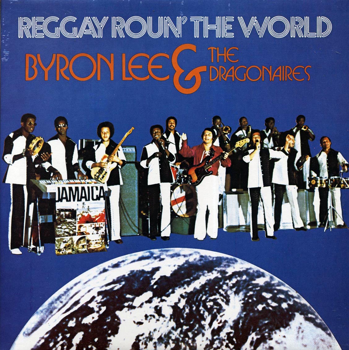 Byron Lee & The Dragonaires - Reggay Roun' The World (Jamaica press) (orig. press)