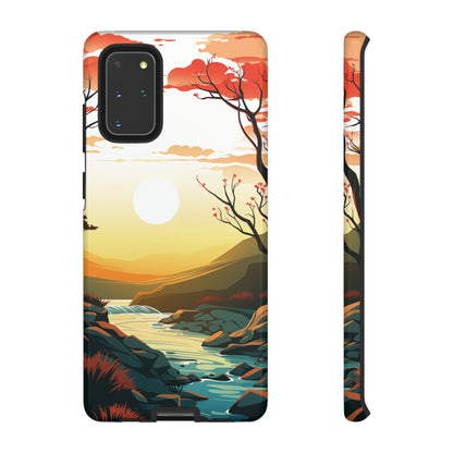 RIVER SUNSET | Tough Phone Case