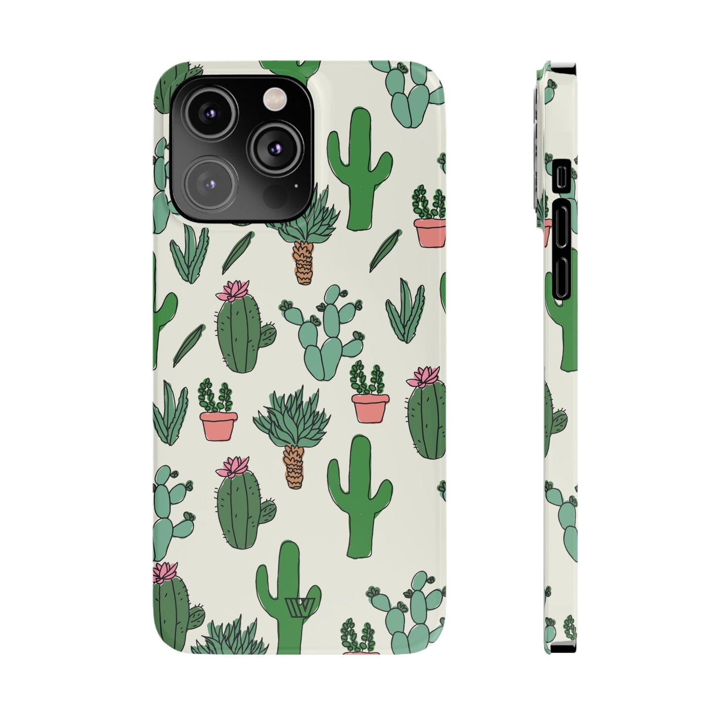 CACTUS DOODLES | Slim iPhone Case