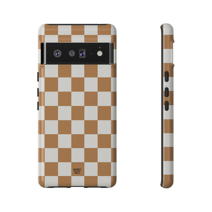 CHESTNUT CHECKERBOARD | Tough Phone Case