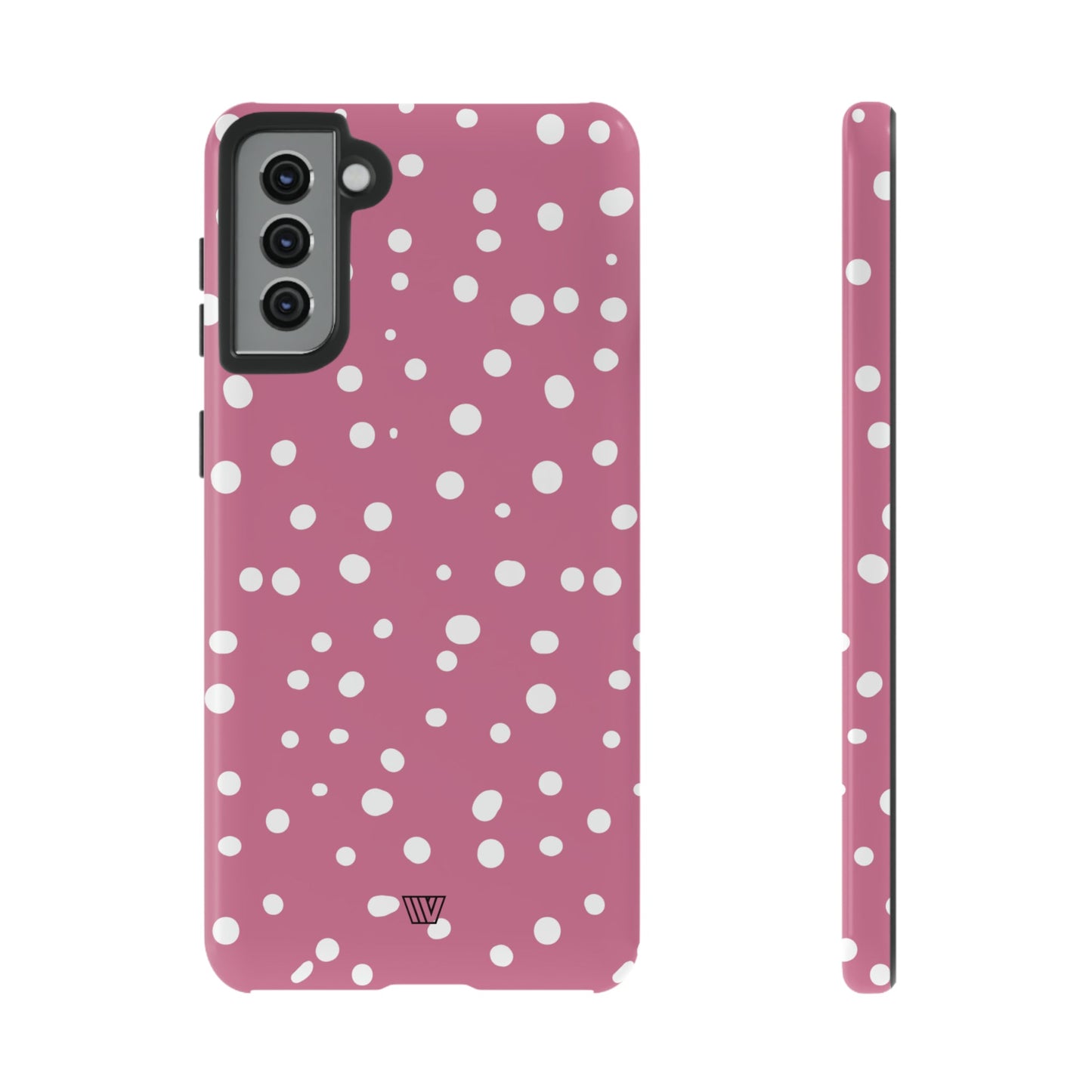 BLUSH RED DOTS | Tough Phone Case