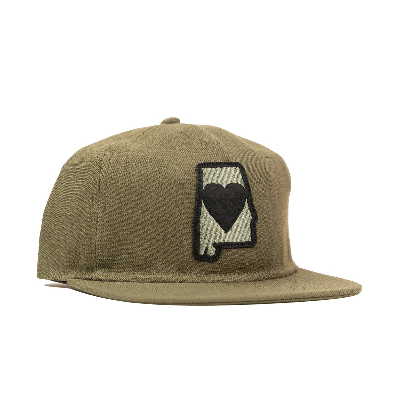 Faith “Alabama Heart” Hat - Olive