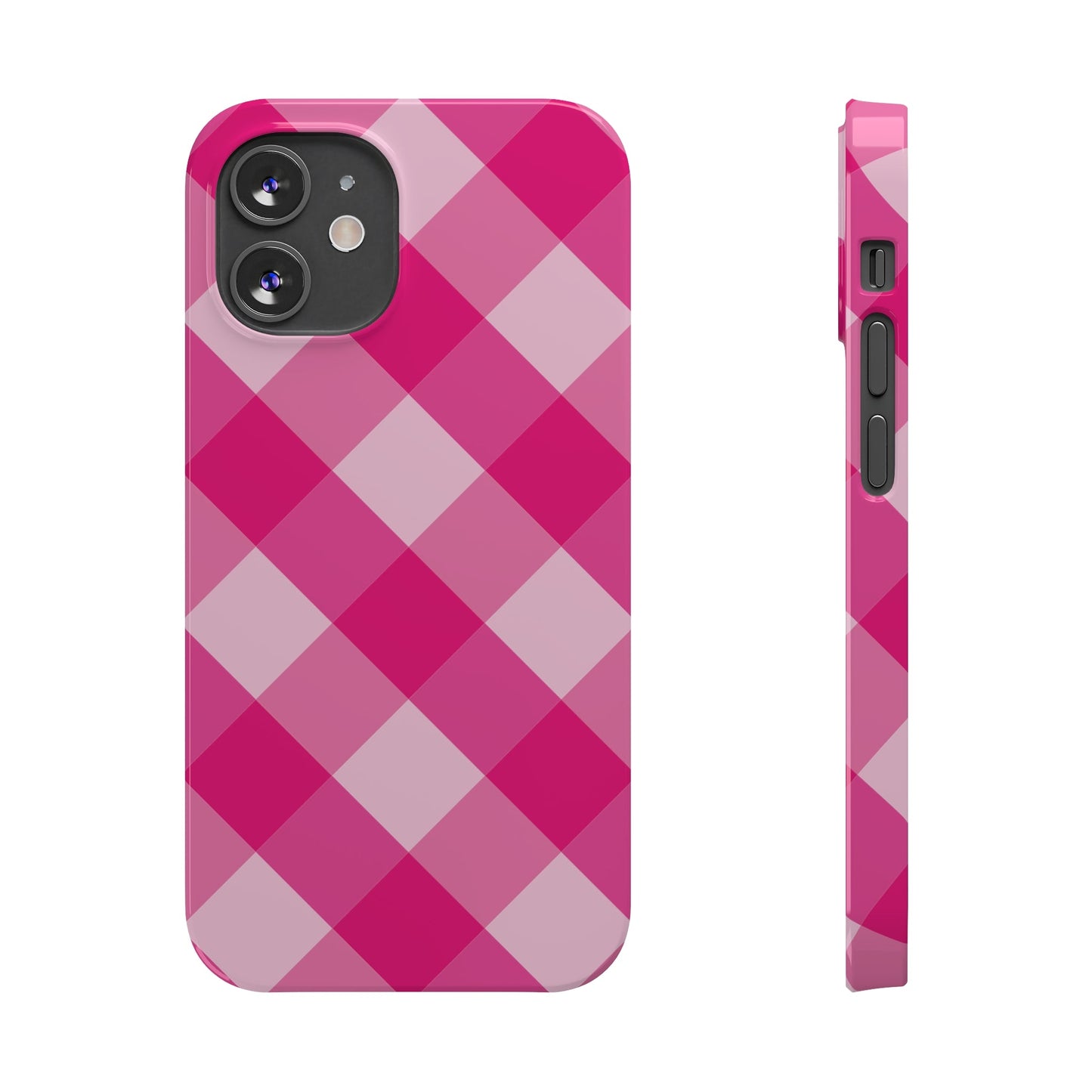 HOT PINK CLOTH Pattern  | Slim iPhone Case