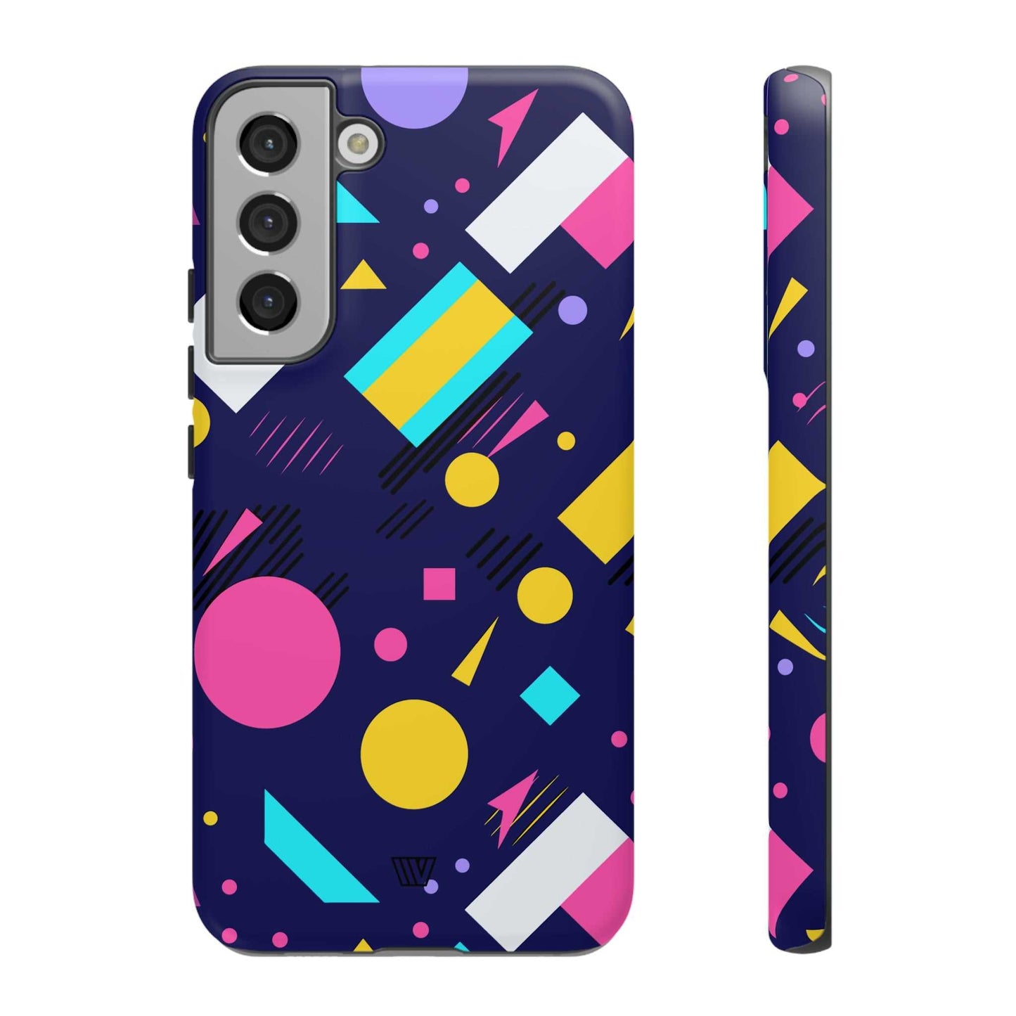 80s / 90s RETRO PATTERN DARK | Tough Phone Case