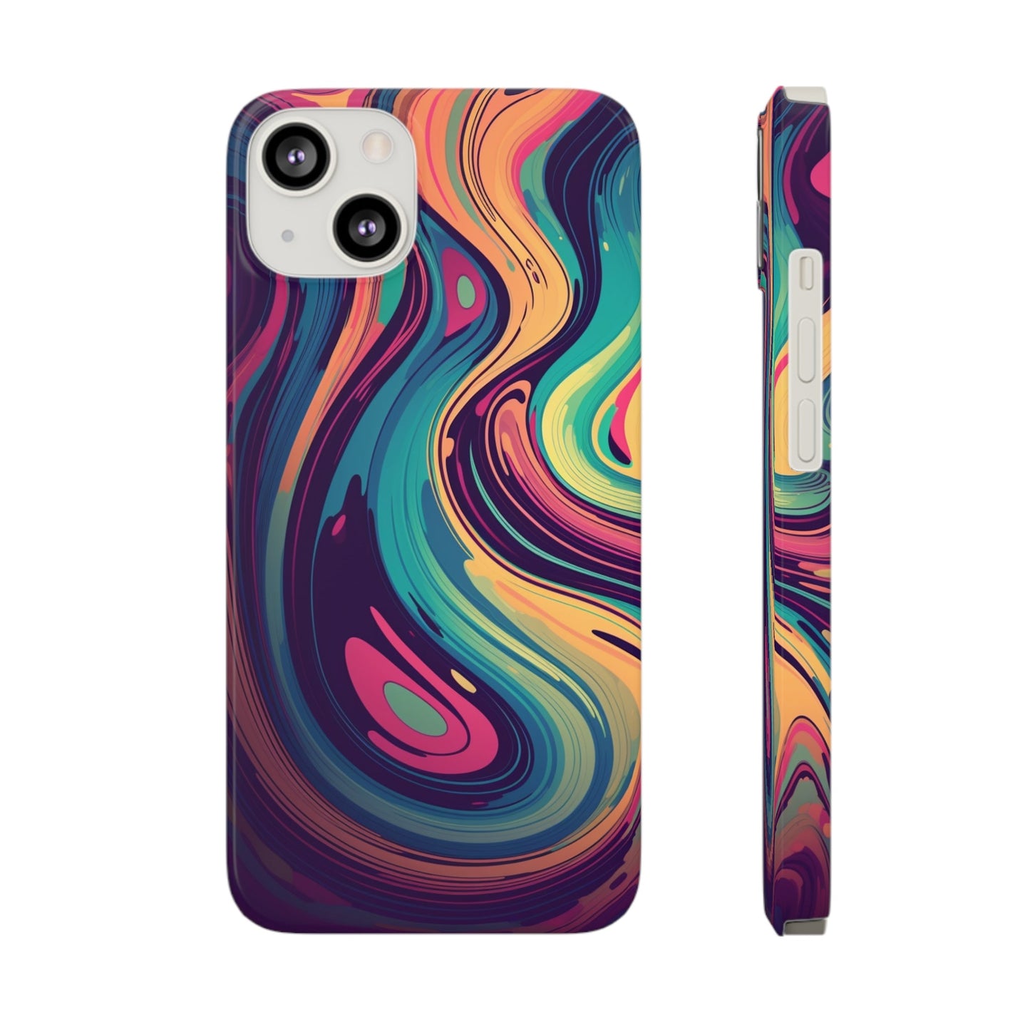 COSMIC LIQUID SWIRL |  Slim iPhone Case