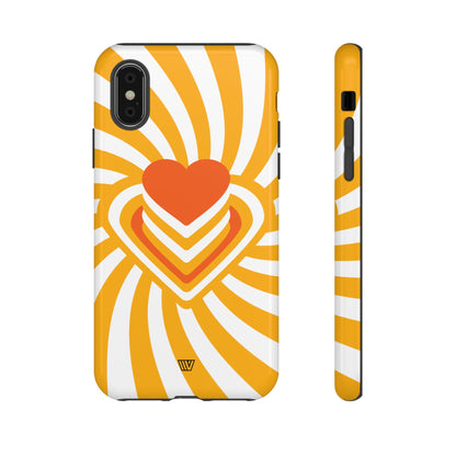 HEART RAY STACK | Tough Phone Case