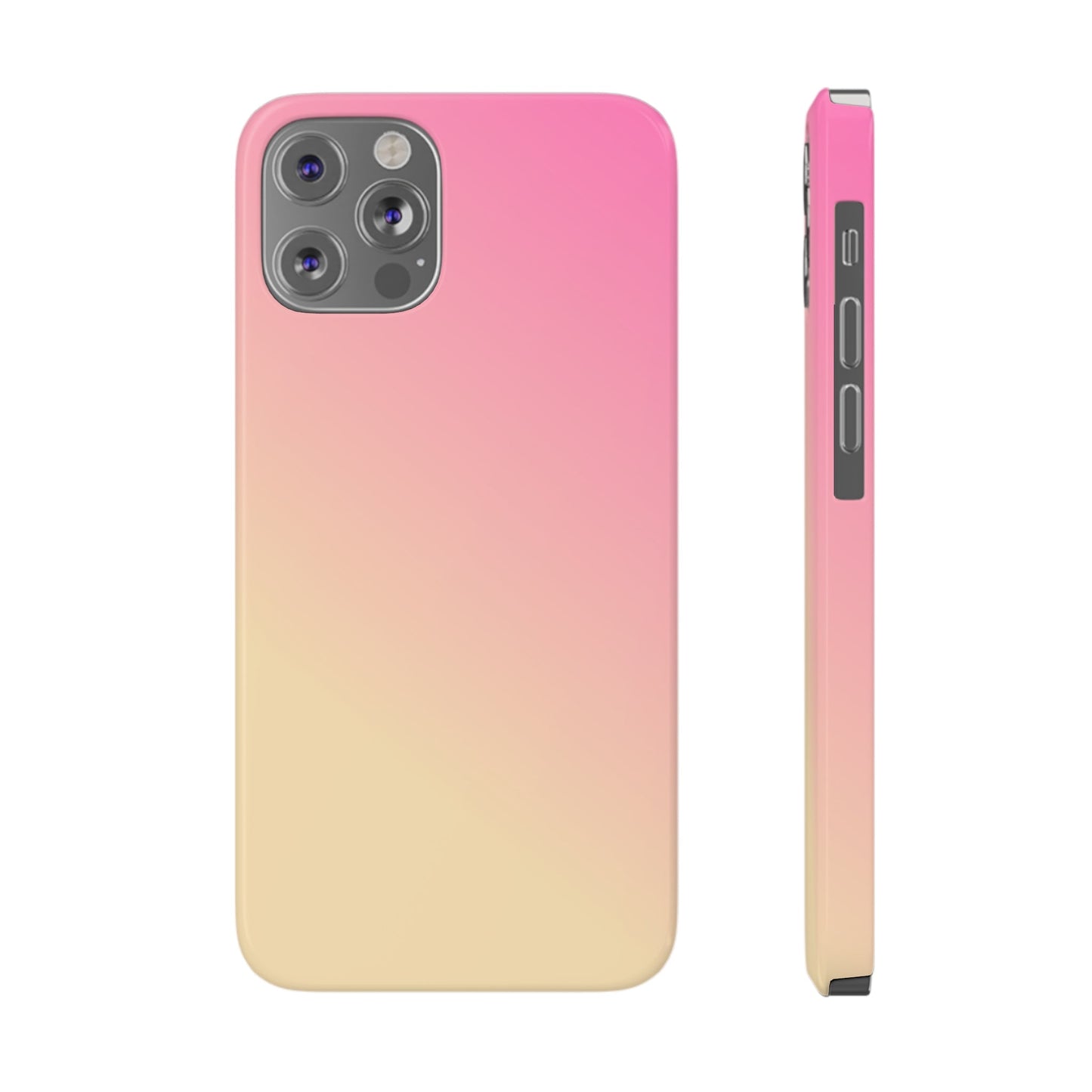 PINK YELLOW GRADIENT | Slim iPhone Case