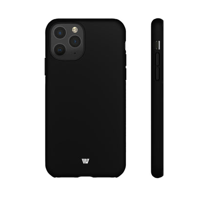 JET BLACK | Tough Phone Case