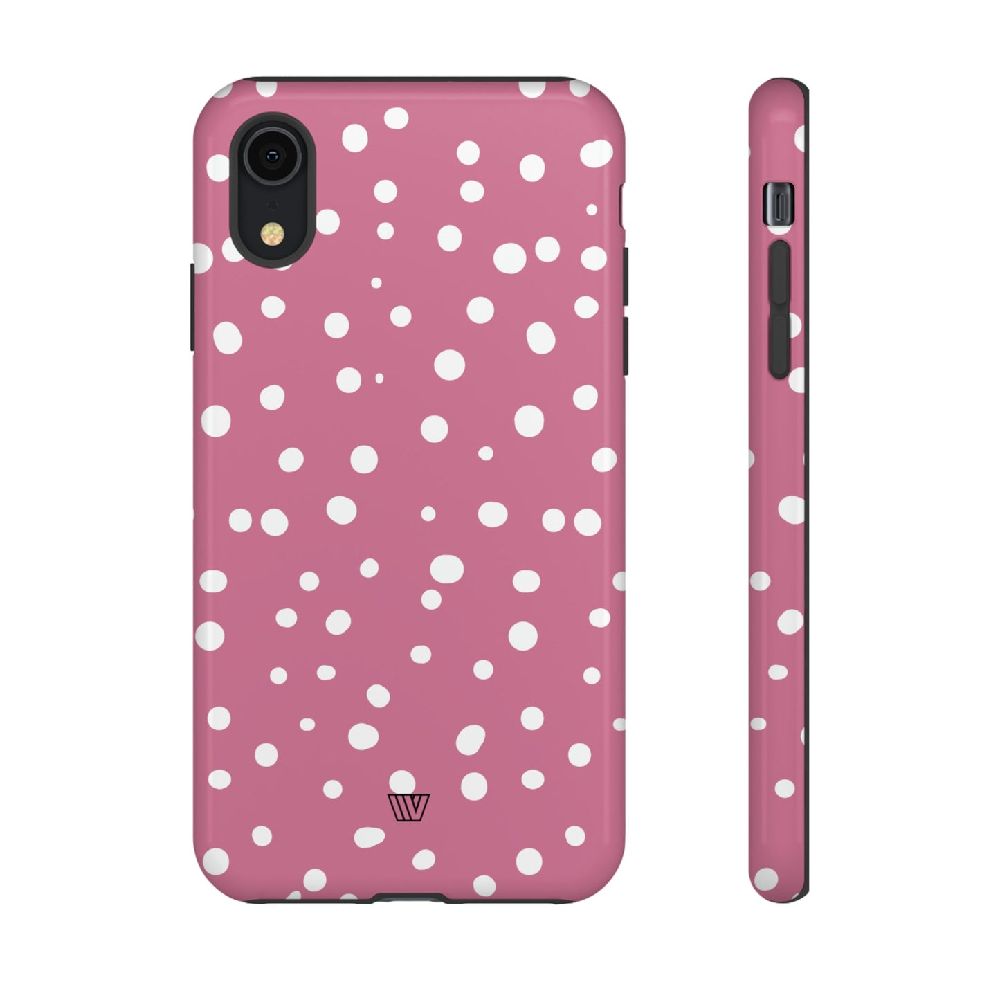 BLUSH RED DOTS | Tough Phone Case