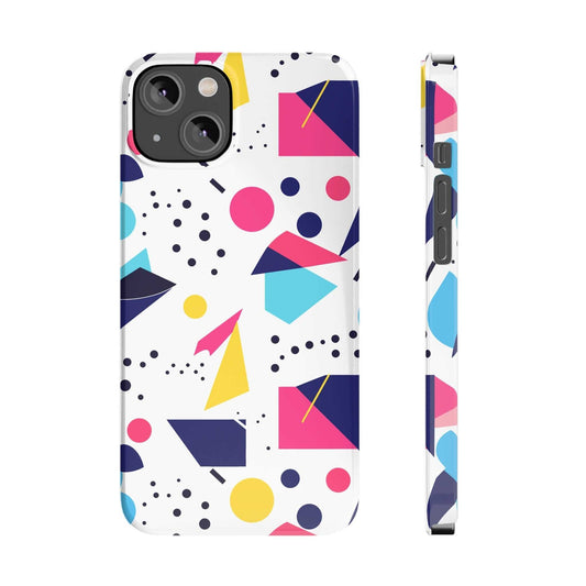 80s / 90s RETRO PATTERN LIGHT | Slim iPhone Case