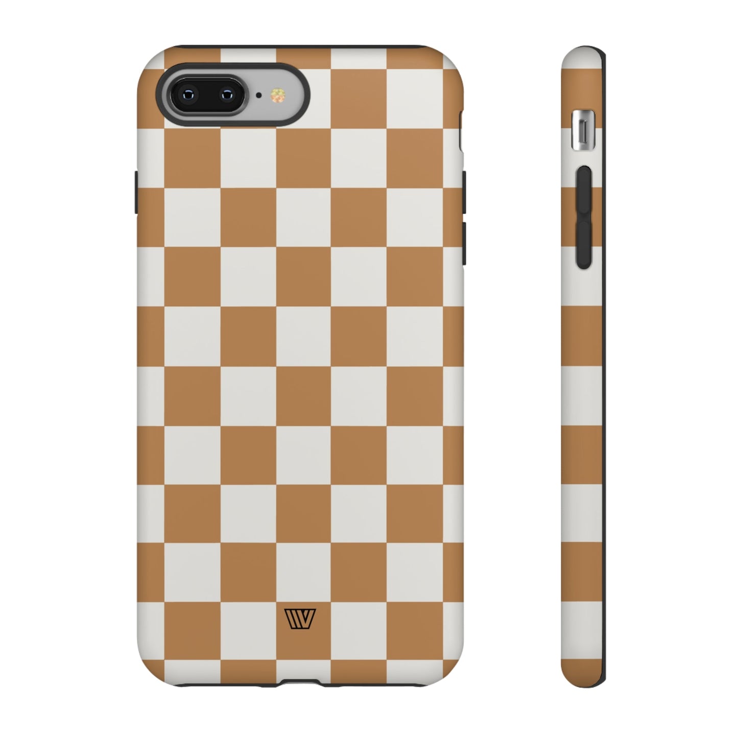 CHESTNUT CHECKERBOARD | Tough Phone Case