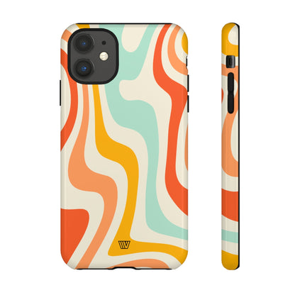 RETRO GROOVY SWIRLS | Tough Phone Case