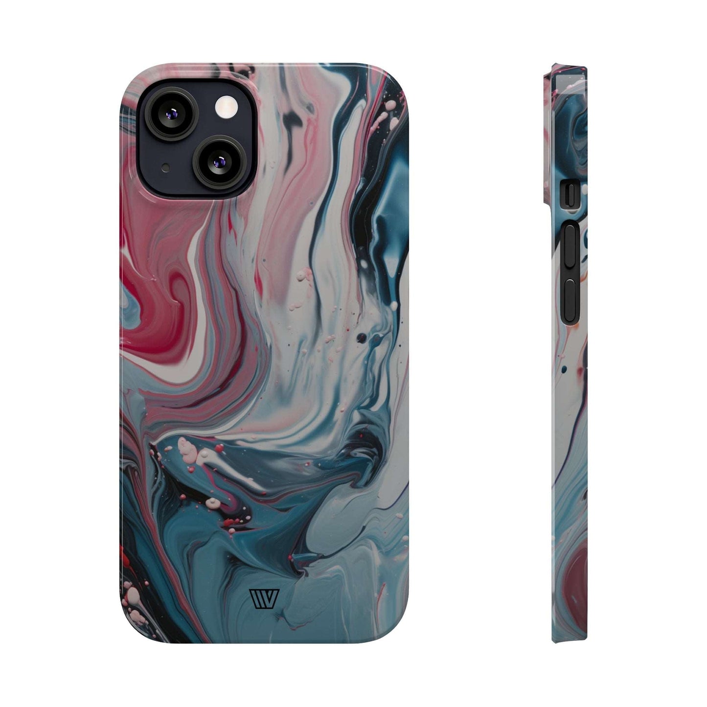 BLUE PASTEL SWIRL | Slim iPhone Case