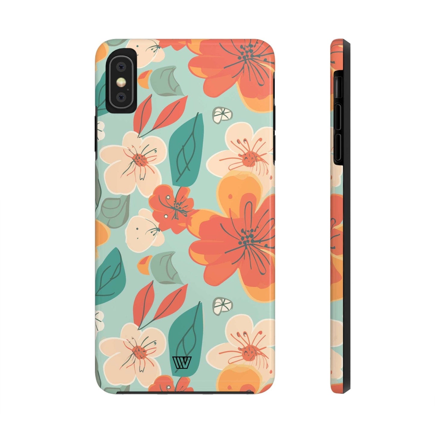 BLOOD ORANGE FLOWERS | Tough iPhone Case