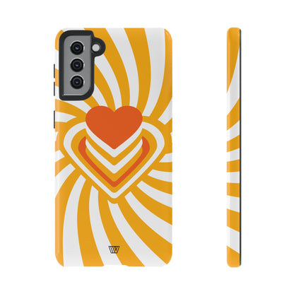 HEART RAY STACK | Tough Phone Case