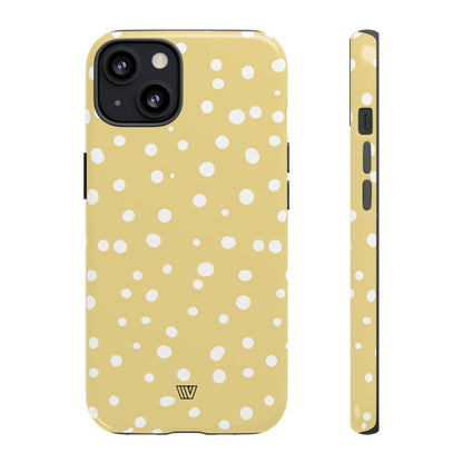 MUTED YELLOW DOTS | Tough Phone Case