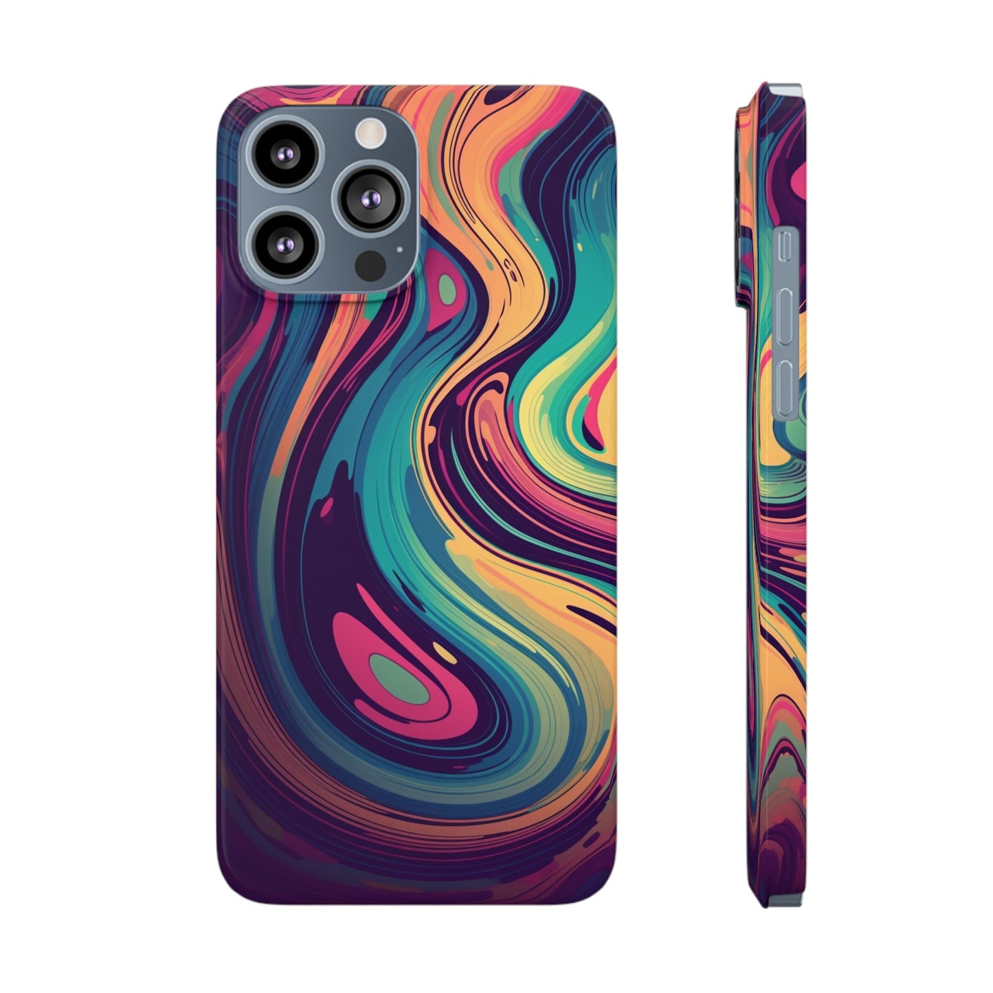 COSMIC LIQUID SWIRL |  Slim iPhone Case