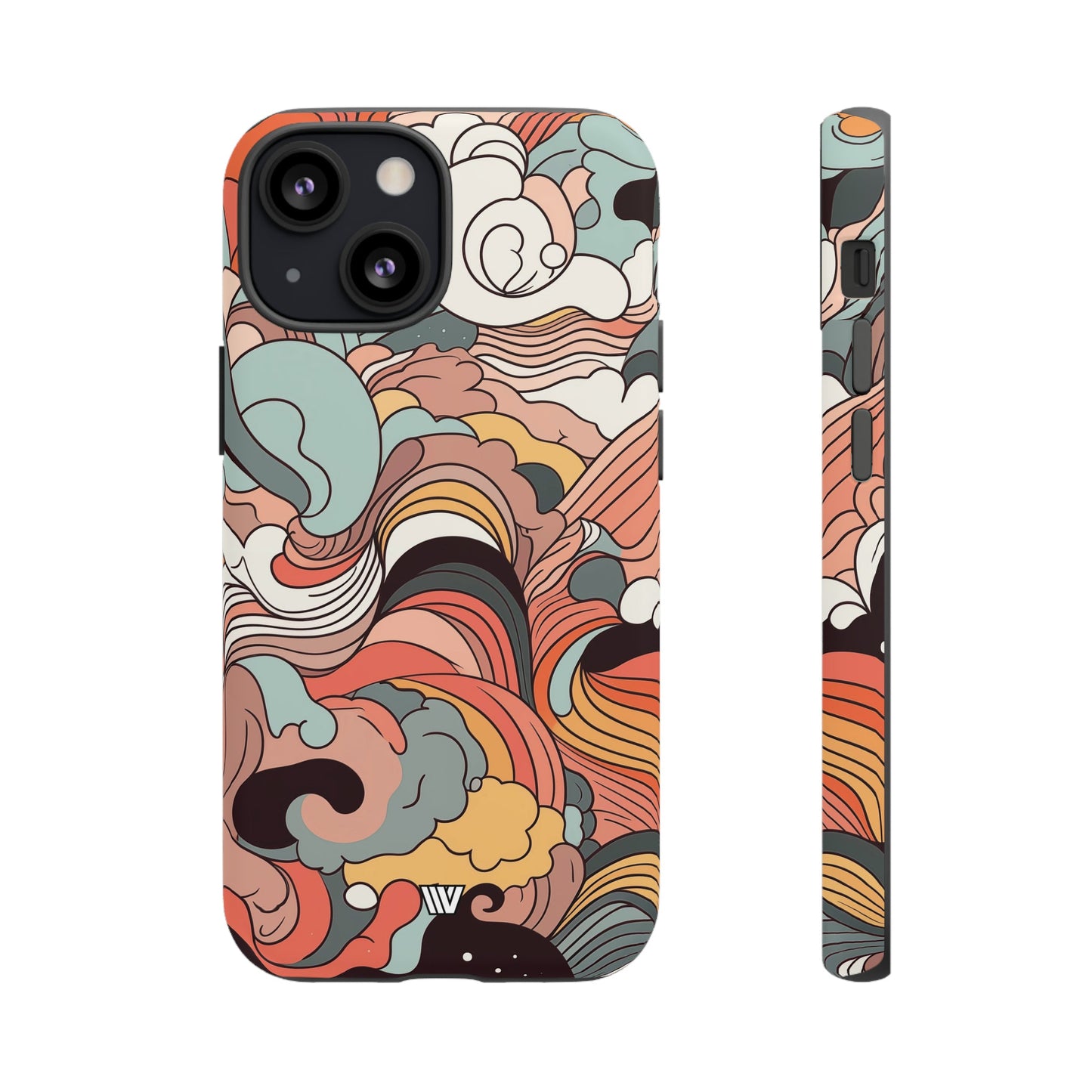 ABSTRACT DOODLE CLOUDS | Tough Phone Case