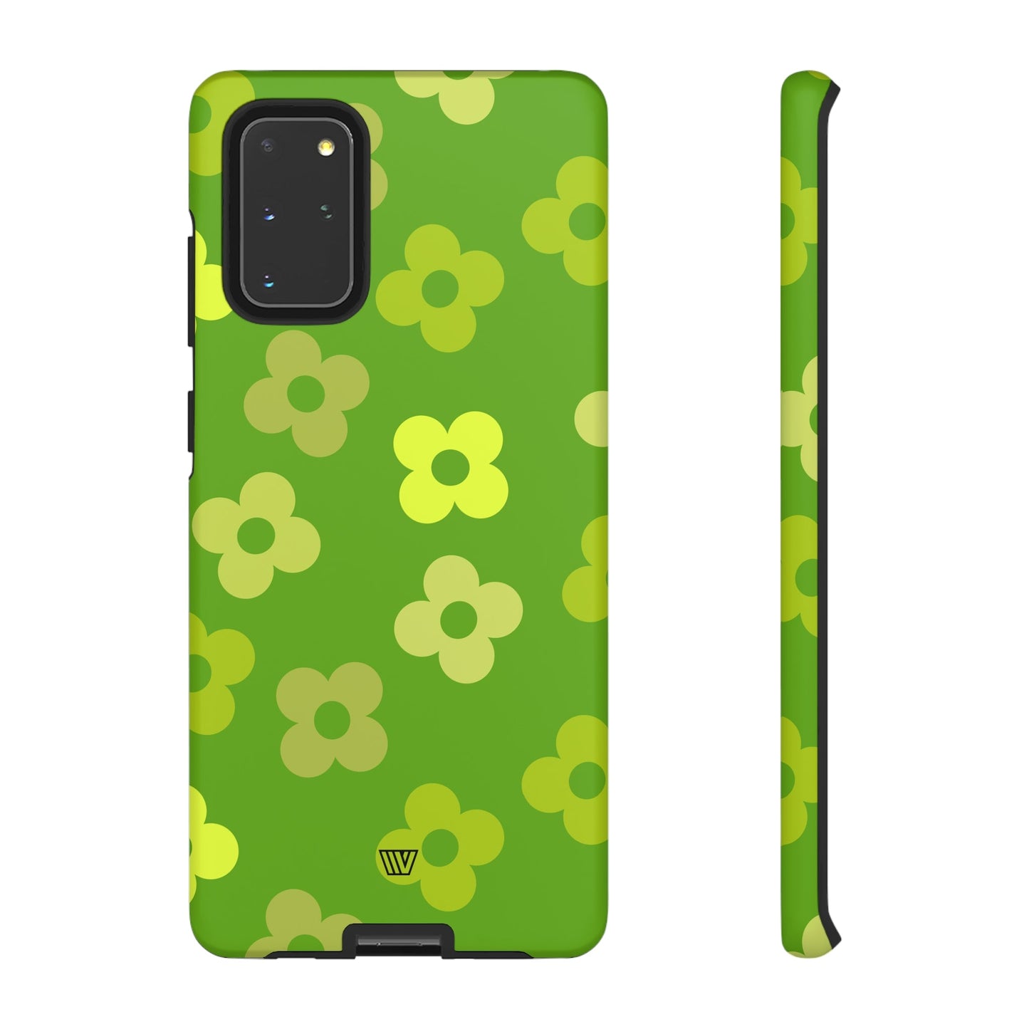 GREEN RETRO FLOWERS | Tough Phone Case