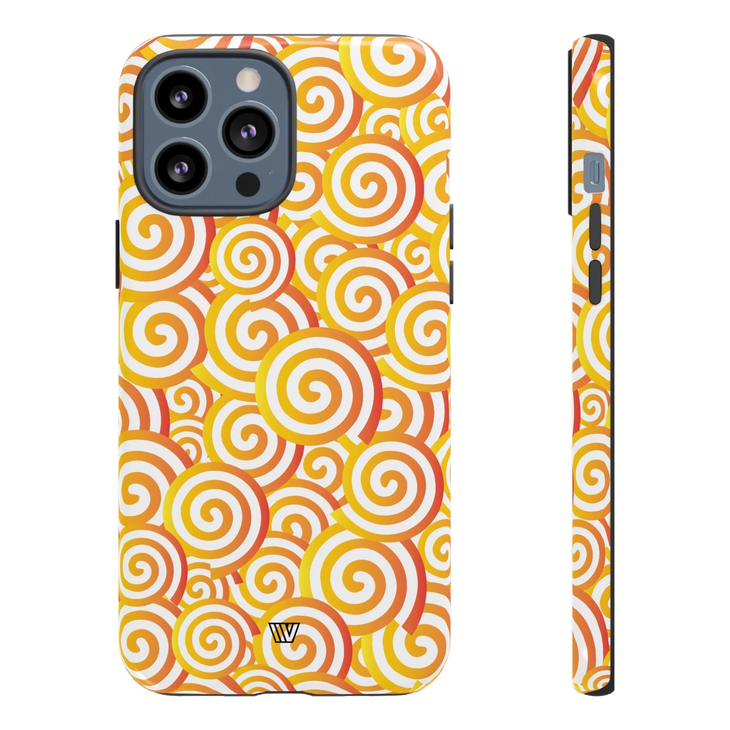 ABSTRACT SPIRAL ORANGE | Tough Phone Case