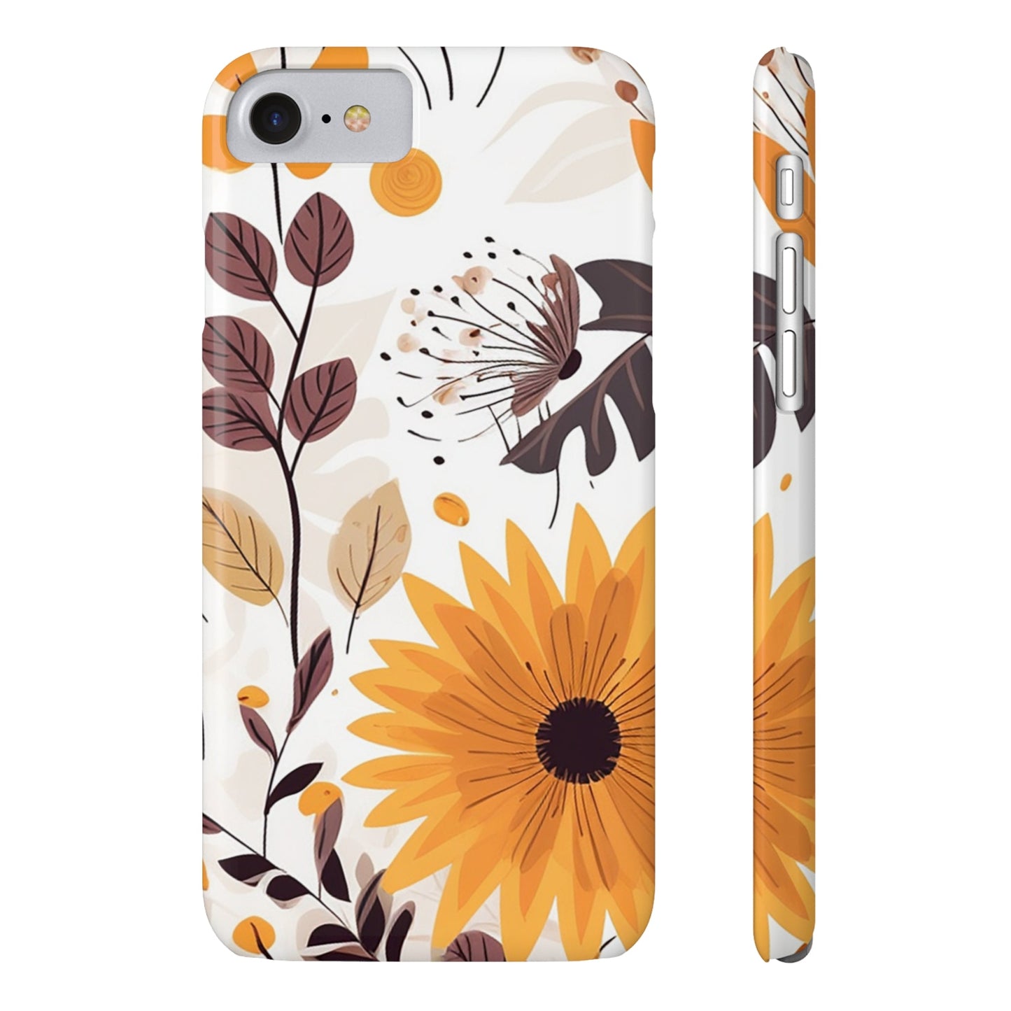 FALL FLOWERS | Slim iPhone Case