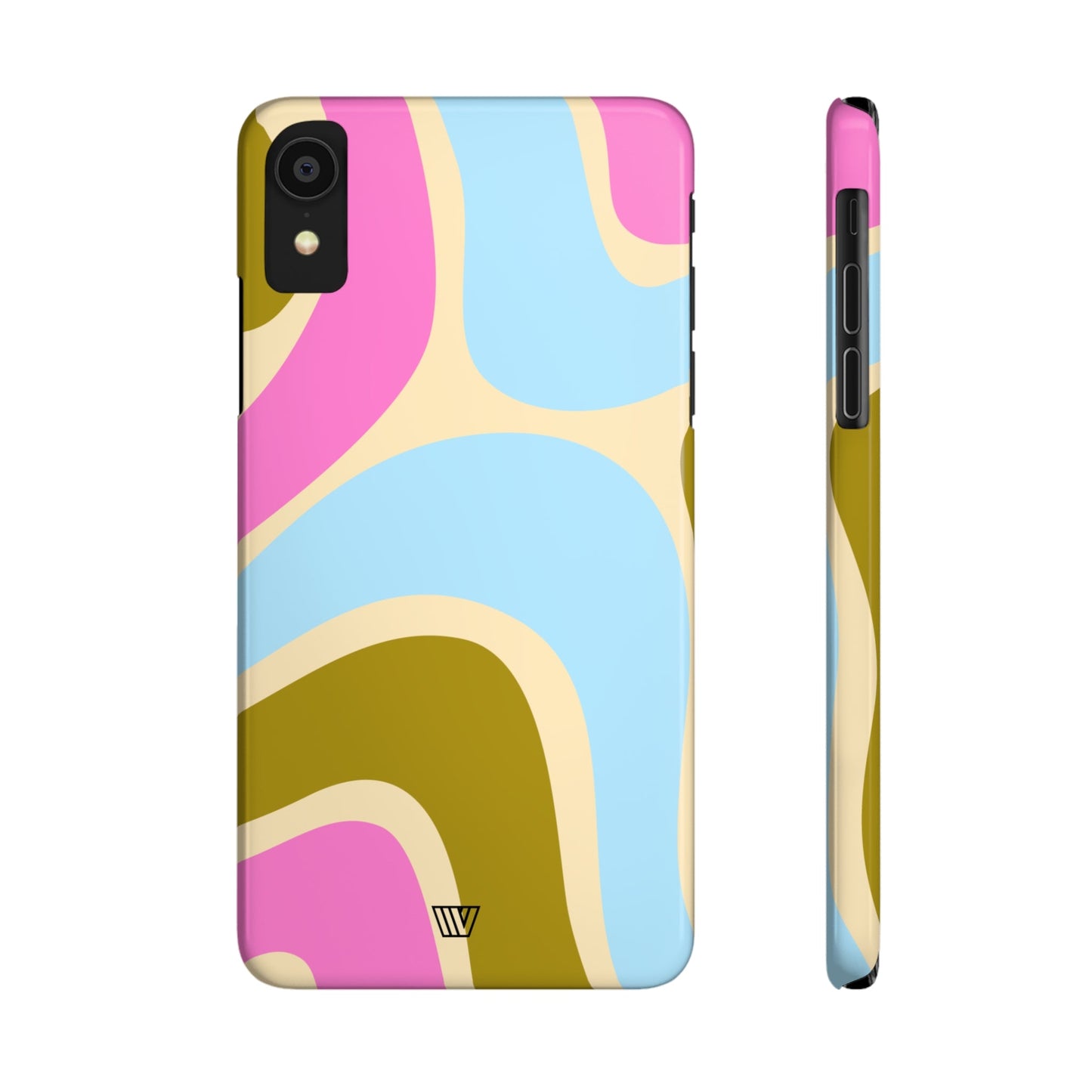 LARGE GROOVY WAVES | Slim iPhone Case