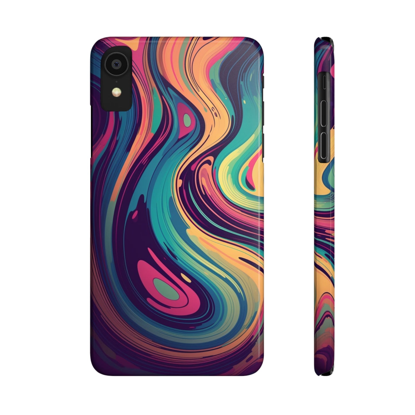 COSMIC LIQUID SWIRL |  Slim iPhone Case