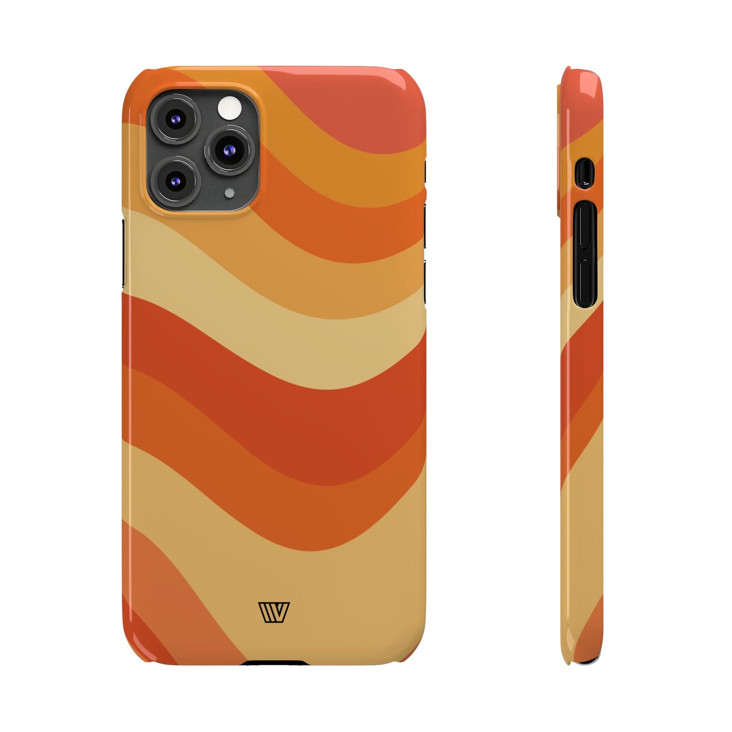 RETRO GROOVY WAVES | Slim iPhone Case