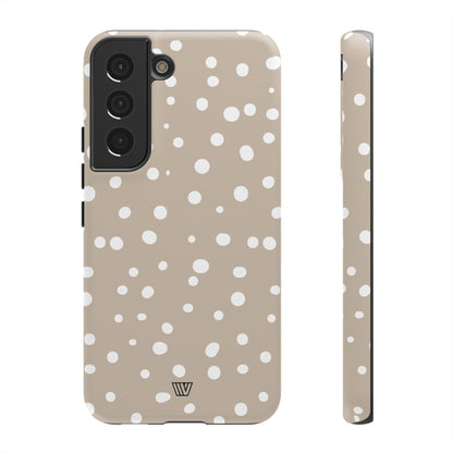 BEIGE DOTS | Tough Phone Case