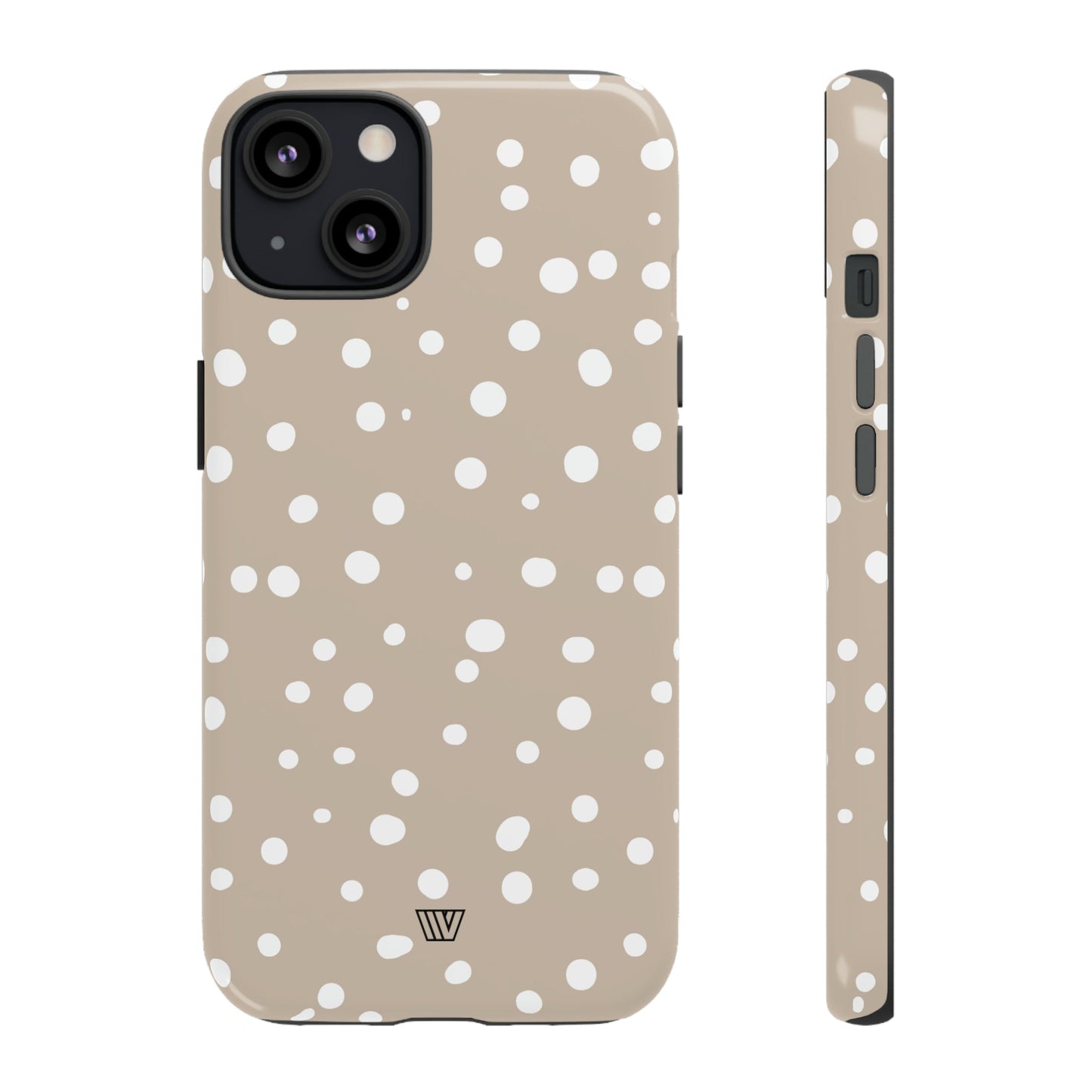 BEIGE DOTS | Tough Phone Case