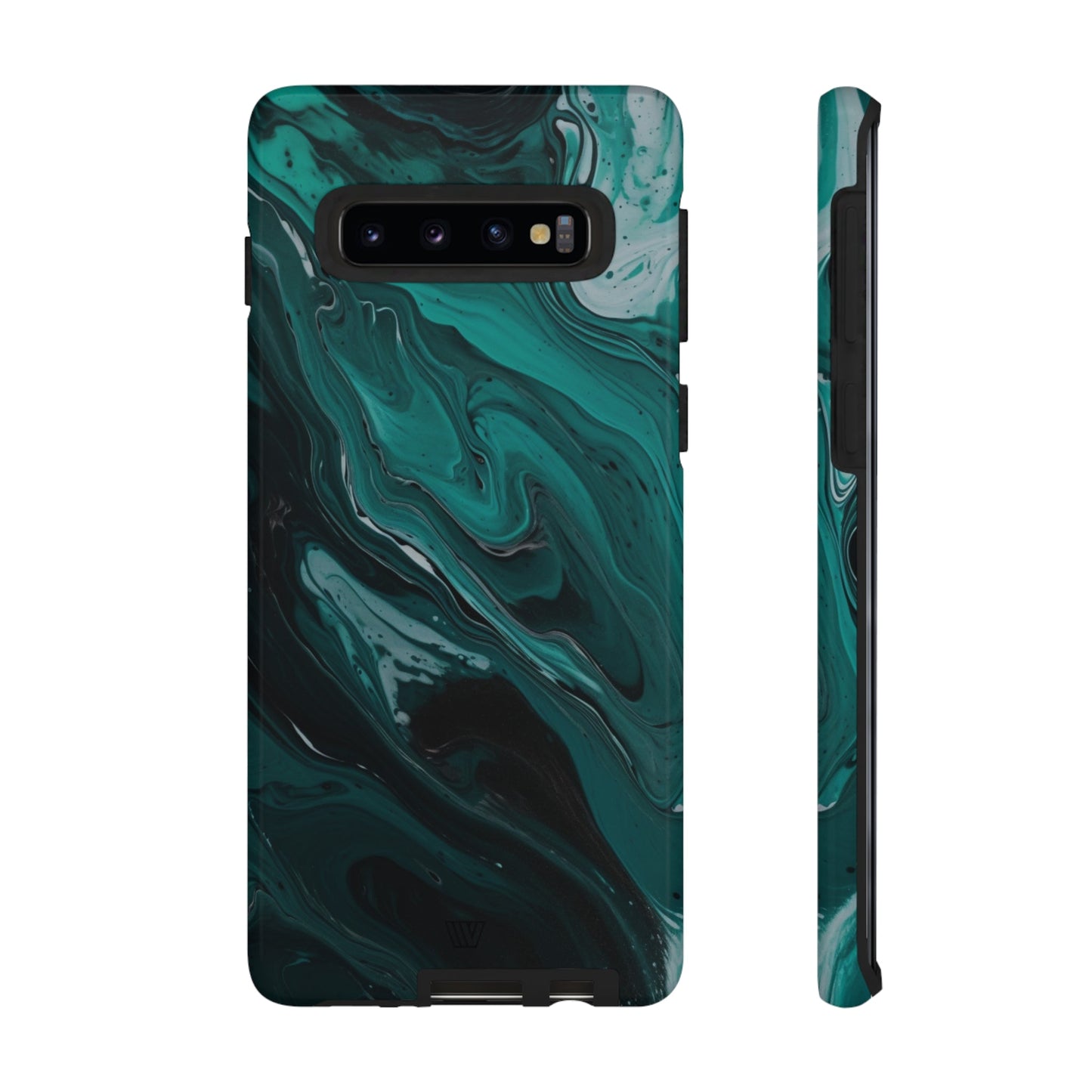 TEAL PAINT SWIRL | Tough Phone Case