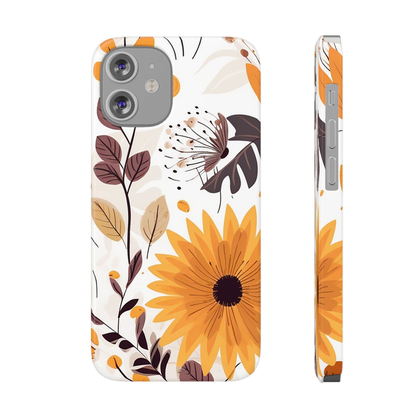 FALL FLOWERS | Slim iPhone Case