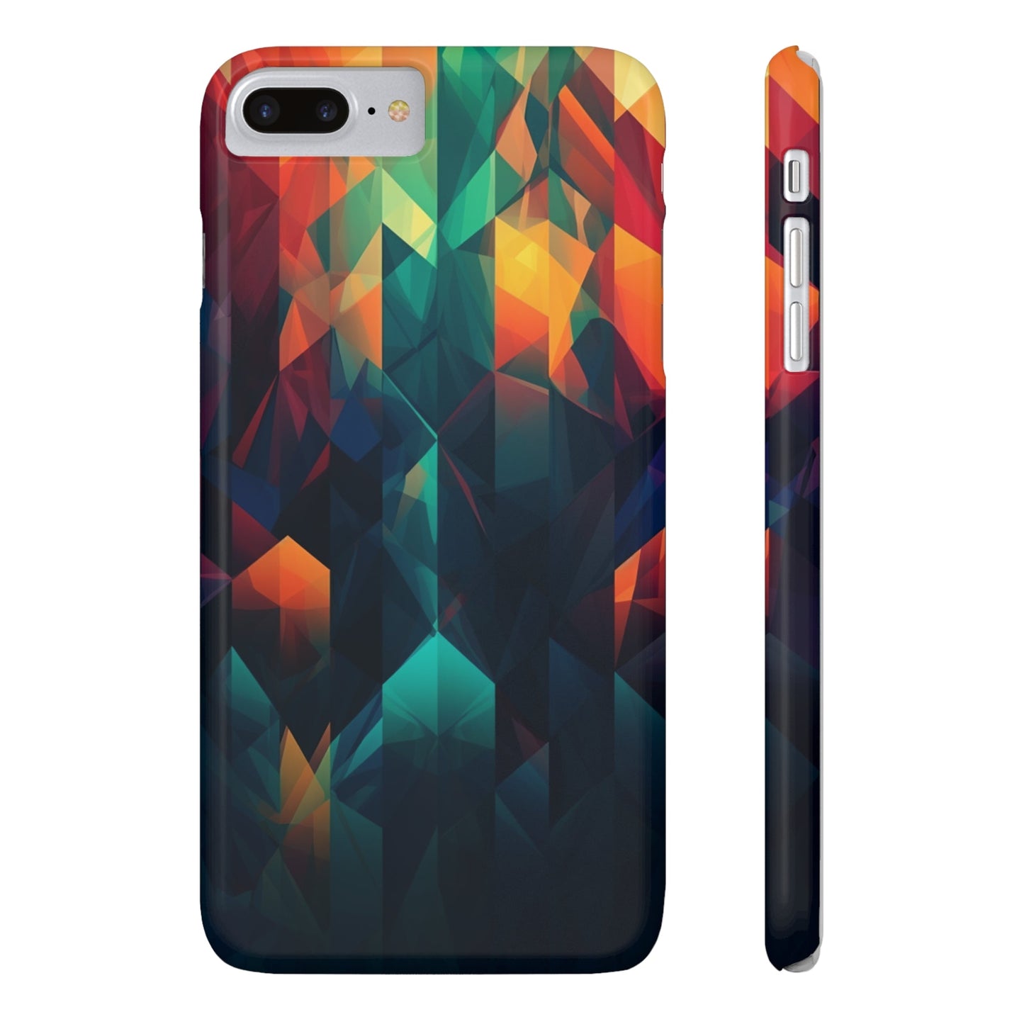 COLORFUL ABSTRACT GEOMETRY | Slim iPhone Case