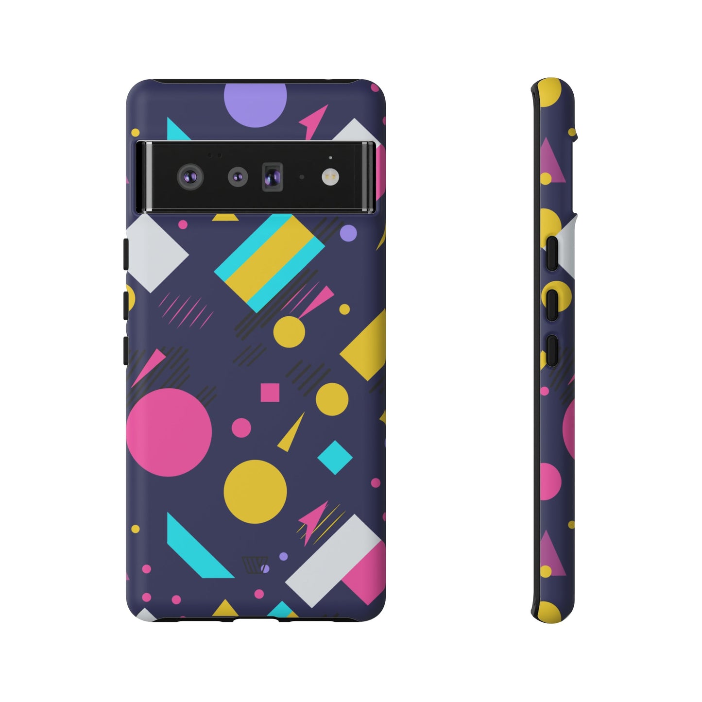 80s / 90s RETRO PATTERN DARK | Tough Phone Case