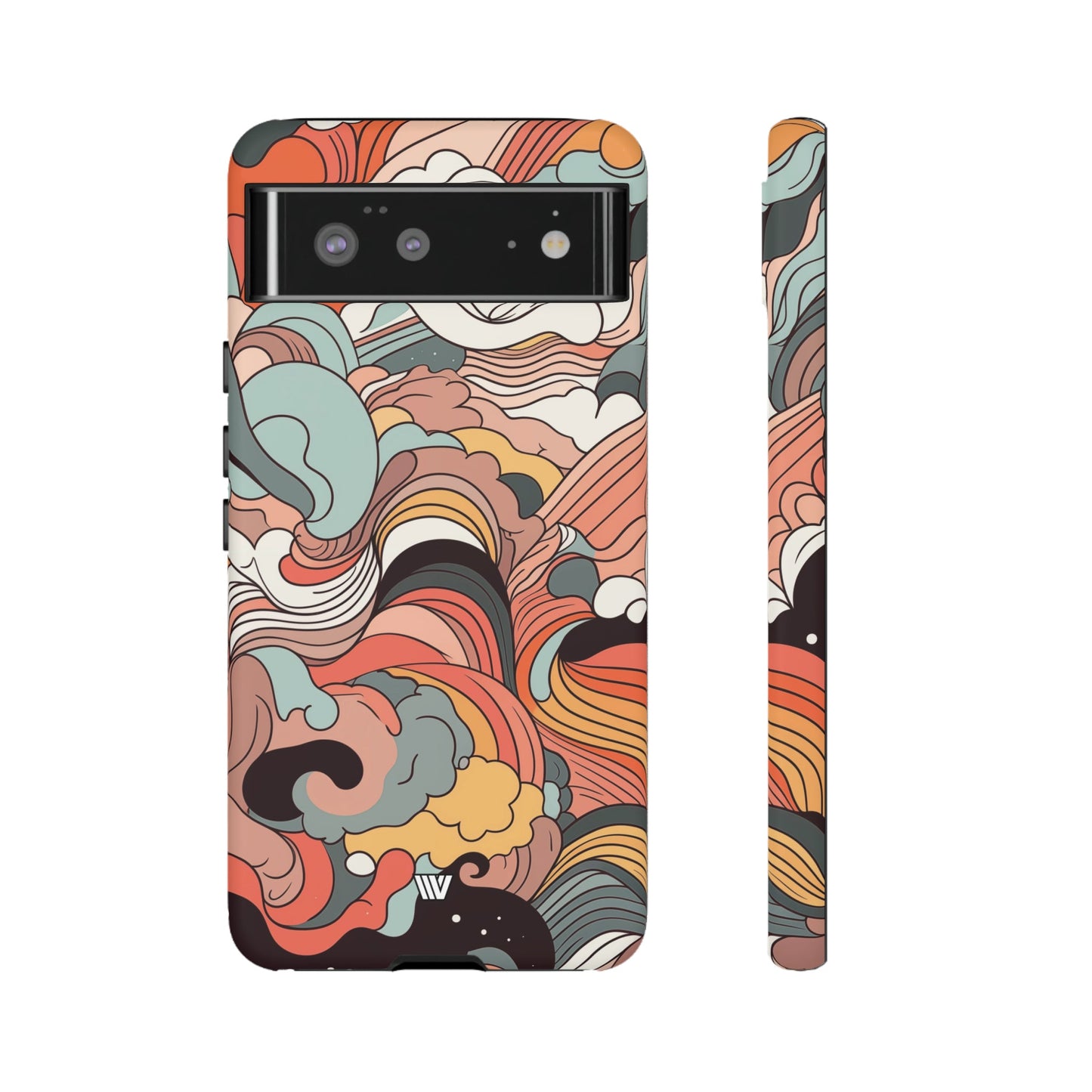 ABSTRACT DOODLE CLOUDS | Tough Phone Case