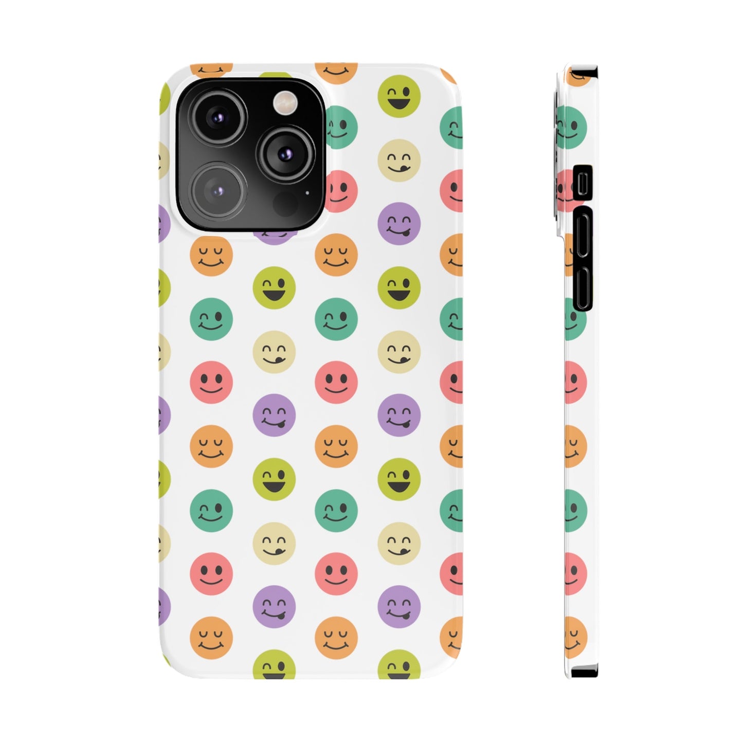 SMILEY FACE PATTERN | Slim iPhone Case